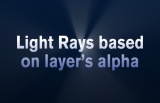 Thumbnail for: CC Light Rays based on layer's alpha